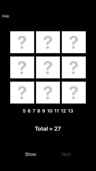 Magic Square Game Bildschirmfoto