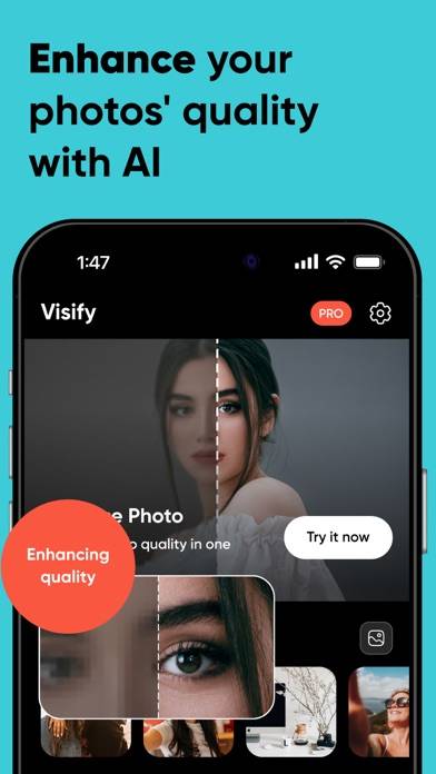 Visify App-Screenshot