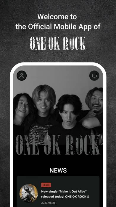 One Ok Rock App-Screenshot #1