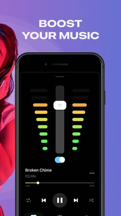 Bass Booster plus Sound Equalizer Schermata dell'app #2
