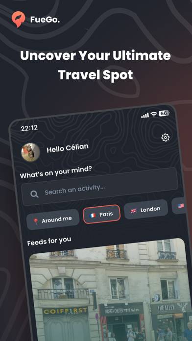 FueGo - Discover, Plan, Travel screenshot