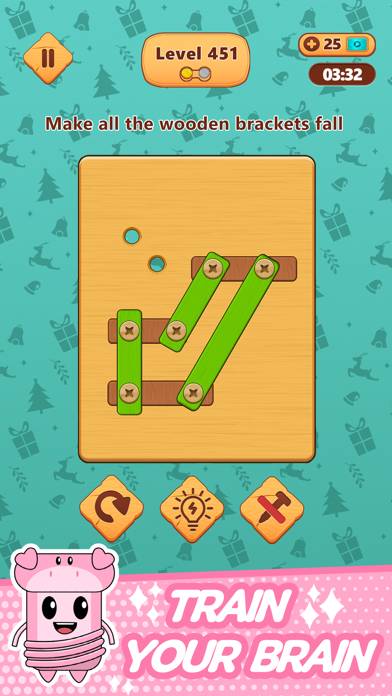 Wood Nuts & Bolts Puzzle App preview #1