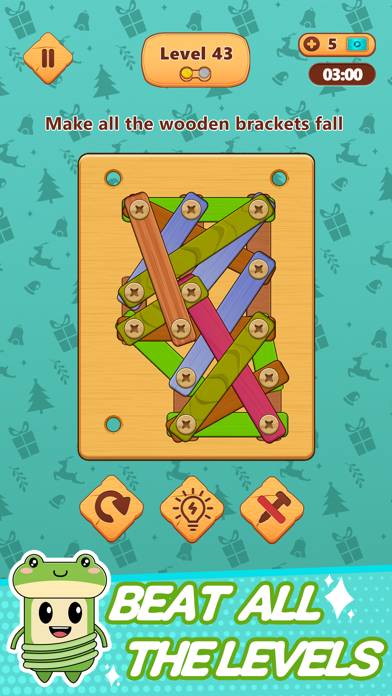 Wood Nuts & Bolts Puzzle App preview #3