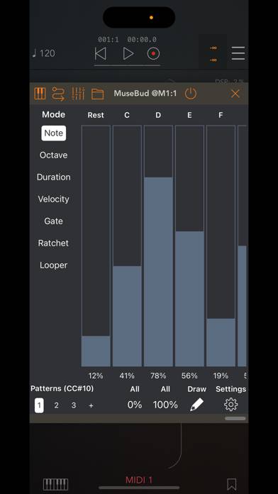 MuseBud - AUv3 MIDI Generator screenshot