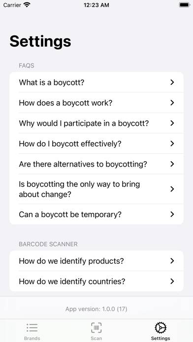 Boycott for Peace App screenshot #5