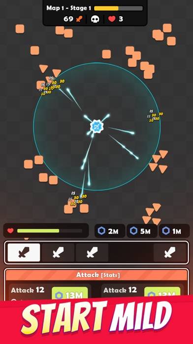 Idle Cannon: Tower TD Geometry Captura de pantalla de la aplicación #1