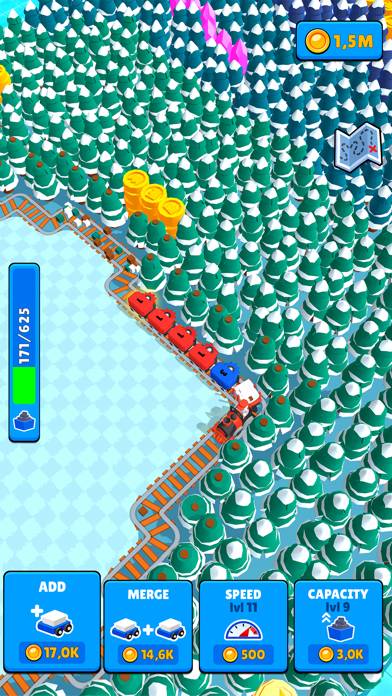 Train Miner: Idle Railway Game App skärmdump #3