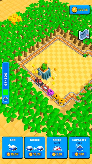 Train Miner: Idle Railway Game Скриншот приложения #4