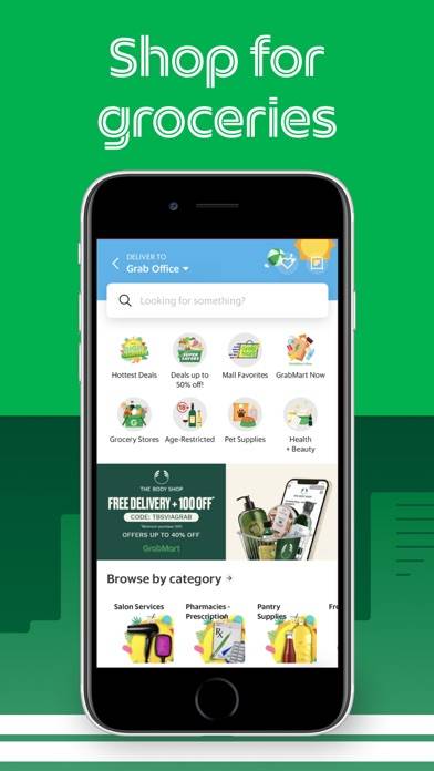 Grab: Taxi Ride, Food Delivery Schermata dell'app #5