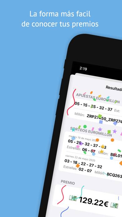Loteria Escaner Captura de pantalla de la aplicación