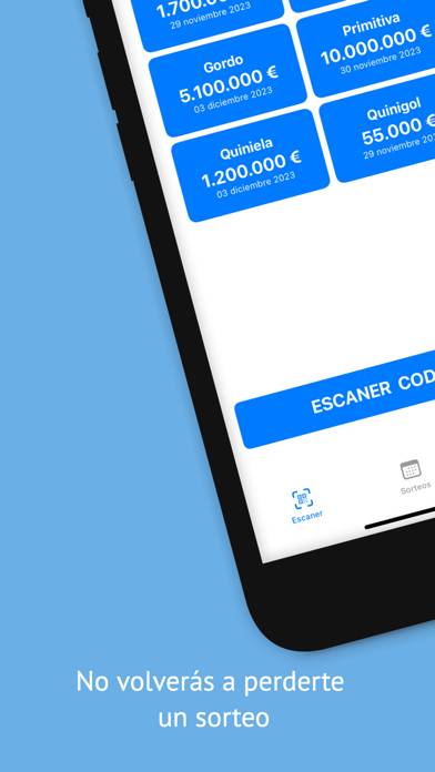 Loteria Escaner Captura de pantalla de la aplicación