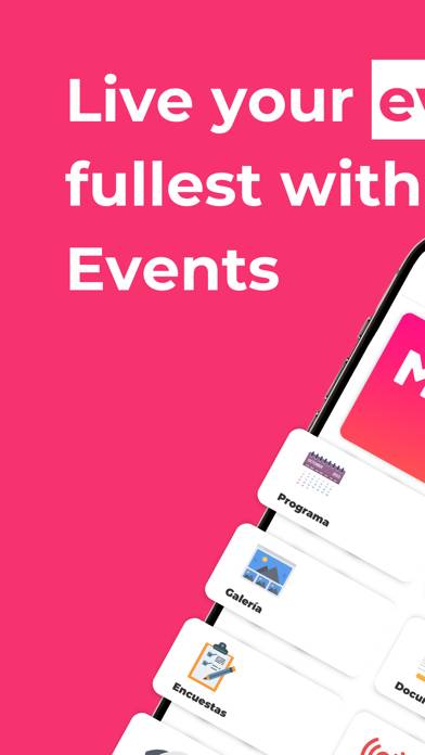 Medity Events Captura de pantalla de la aplicación #1