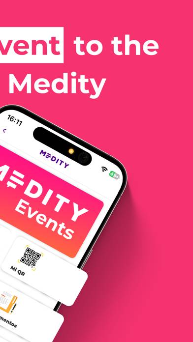 Medity Events App screenshot #2