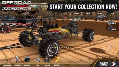 Offroad Outlaws Drag Racing App screenshot #1