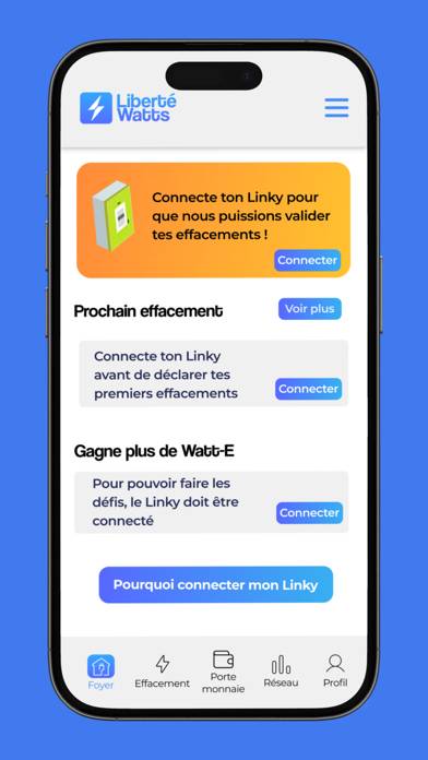 LibertéWatts, économie énergie Capture d'écran de l'application