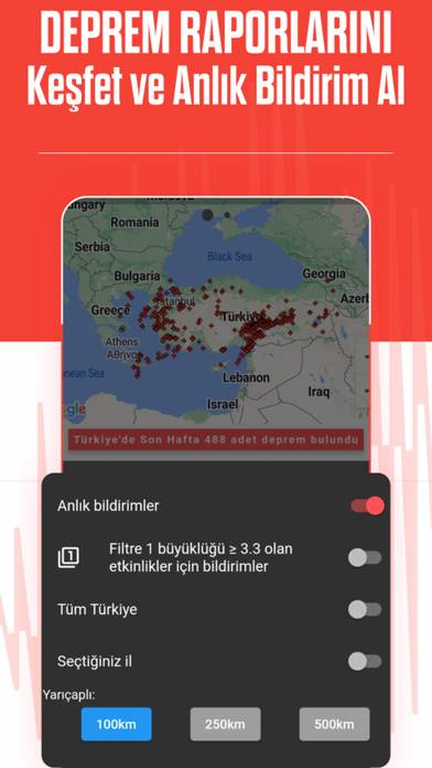 Deprem Takibi Uygulama ekran görüntüsü #1