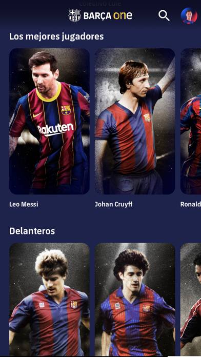 Barça One App skärmdump #2