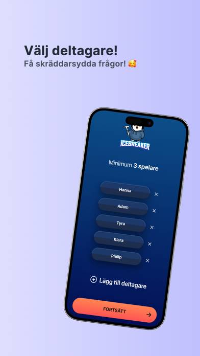 The Icebreaker Game App skärmdump