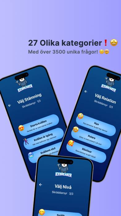 The Icebreaker Game App skärmdump