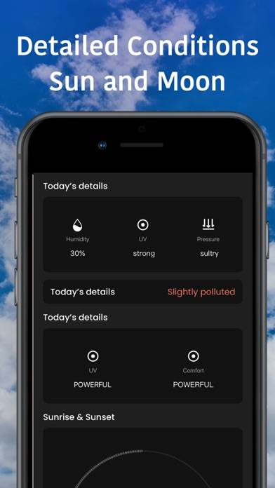Weather Today Capture d'écran de l'application