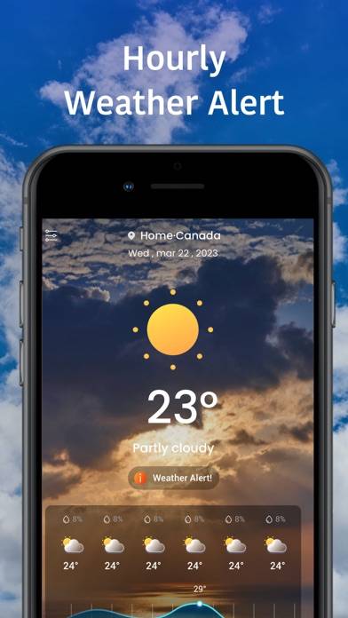Weather Today Capture d'écran de l'application