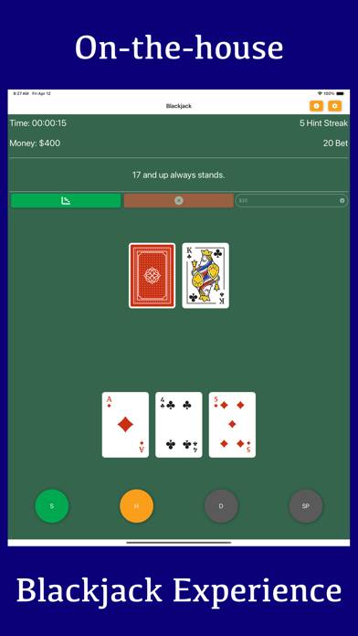 Blackjack Strategy Training screenshot