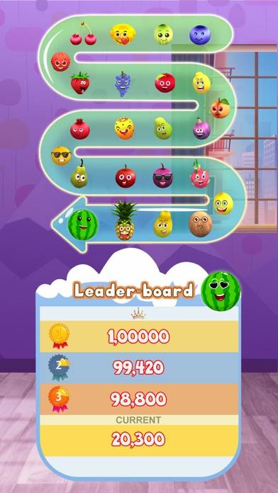 Watermelon 3D Fruit Merge Game Captura de pantalla de la aplicación #3