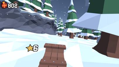 Snow Rider 3d ! skärmdump av spelet