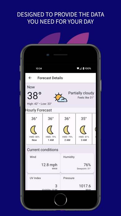 Weathermate plus App skärmdump #2