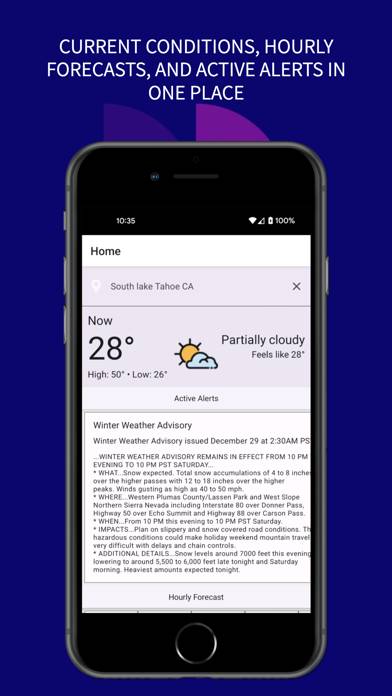 Weathermate plus App skärmdump #4