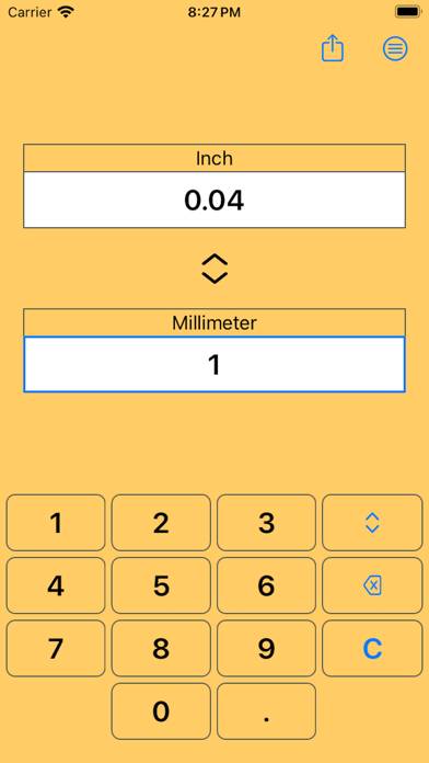 Inches and Millimeters App-Screenshot #2