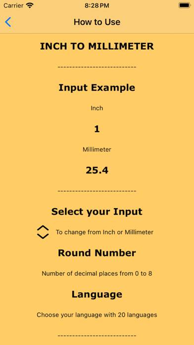 Inches and Millimeters App-Screenshot #5