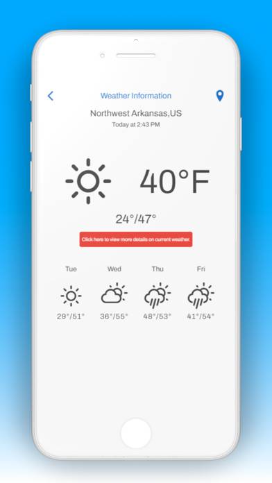 OZ Weather App screenshot #1
