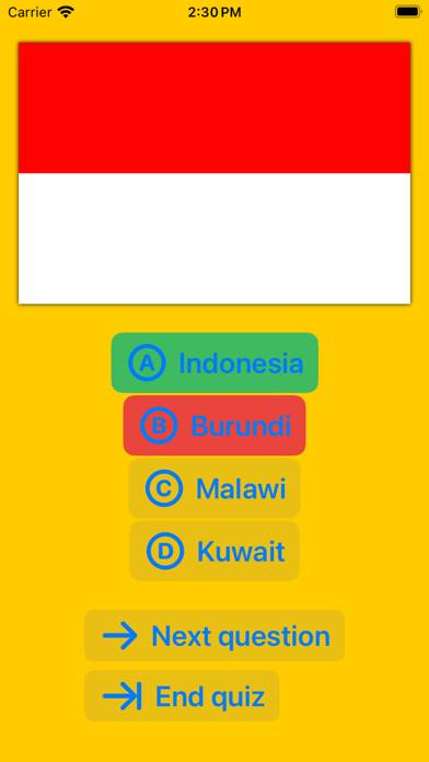 Super Flags: Flag Quiz Schermata dell'app #2