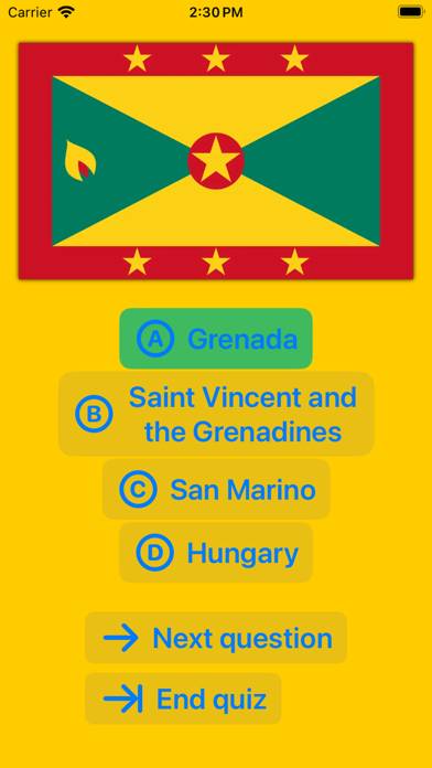 Super Flags: Flag Quiz Schermata dell'app #5