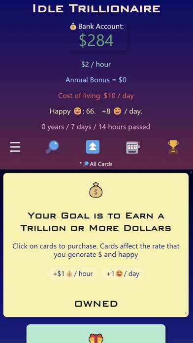 Idle Trillionaire: Money Game App screenshot #1