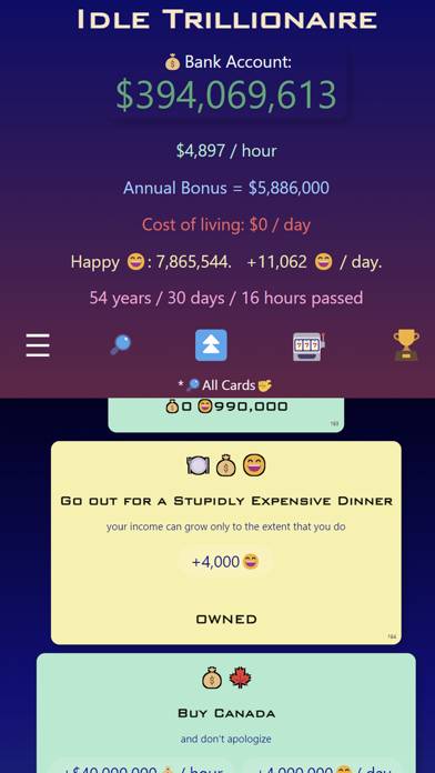 Idle Trillionaire: Money Game Capture d'écran de l'application #5