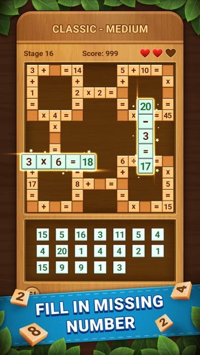 Cross Number: Math Game Puzzle App screenshot #1