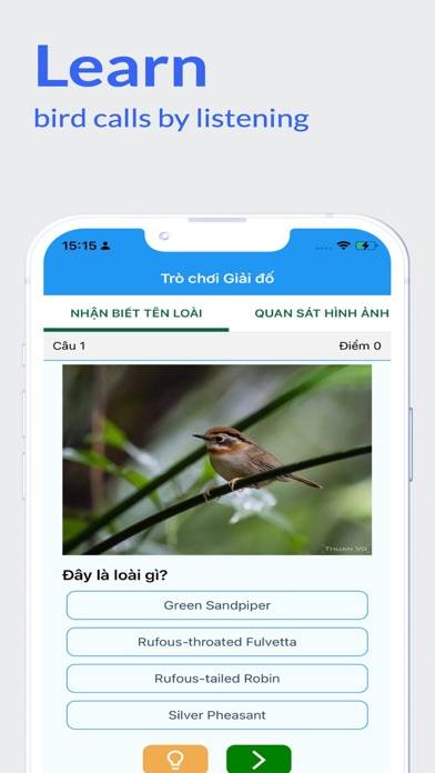 Vietnam Birds (plus) App screenshot