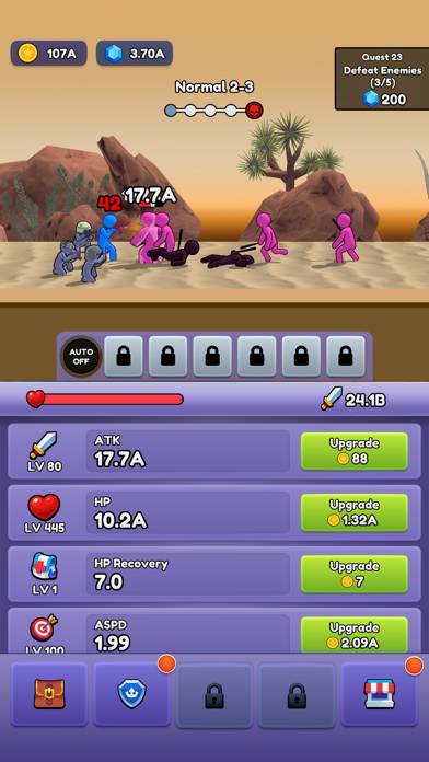 Battle Z: Idle Attack! App screenshot #6