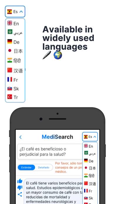 MediSearch AI Captura de pantalla de la aplicación #3