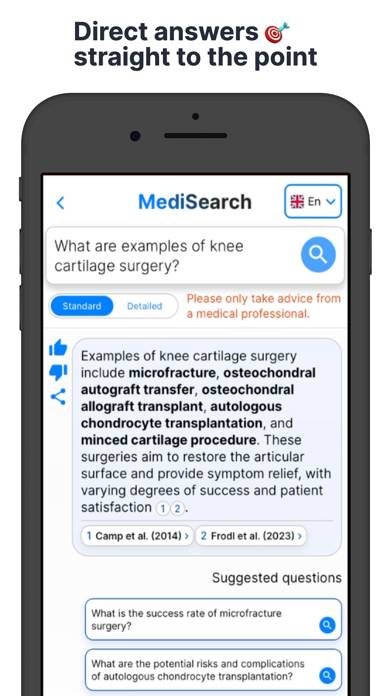 MediSearch AI Captura de pantalla de la aplicación #4