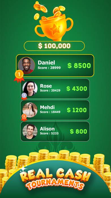 Win Real Cash solitaire Skill capture d'écran du jeu