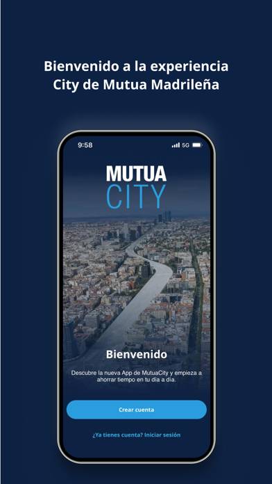 MutuaCity Captura de pantalla de la aplicación