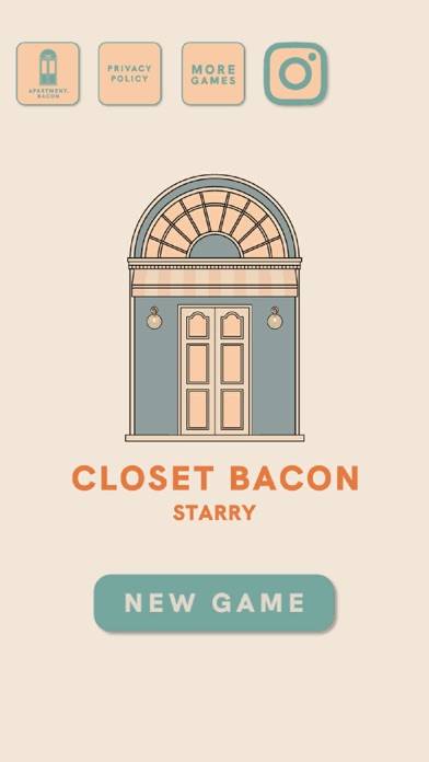 Closet Bacon Starry Captura de pantalla de la aplicación #1