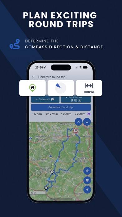 Kurviger Motorcycle Navigation App-Screenshot #3