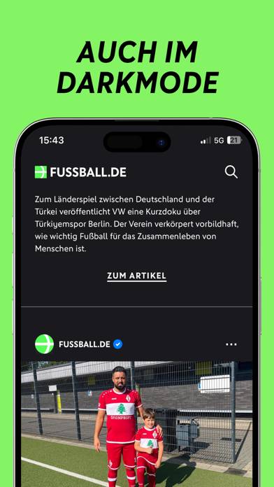 Next Fussball.de App-Screenshot