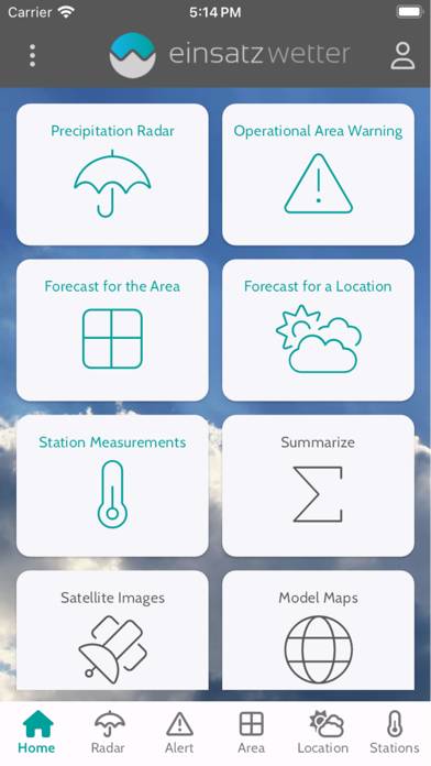 MeteoFocus App-Screenshot