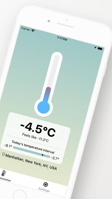 Thermometer 24/7 App skärmdump #2