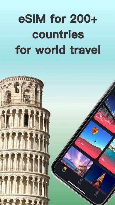 PhoneSIM: 5G Data Travel eSIM App screenshot #1